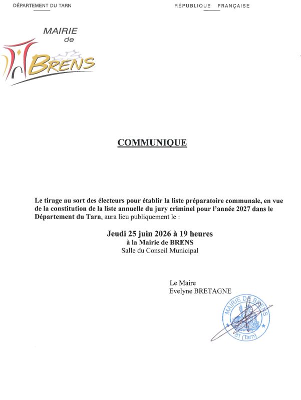 Communiqué
