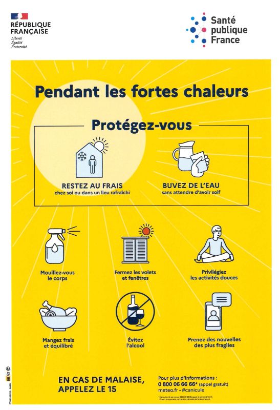 prévention fortes chaleurs